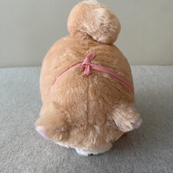 NWOT SKJ USA INC Mochishiba Shiba Inu Dog Pink Bib Japan 7" 2018 - Picture 6 of 10